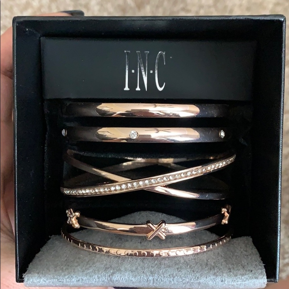 Rose gold bracelets